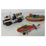 tin wind-up and battery operated toys