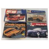 4 Revell and MPC model kits