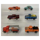 6 Ertl & Hot Wheels diecast cars