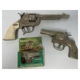 Trooper, U.S. Marshal + mini derringer cap guns