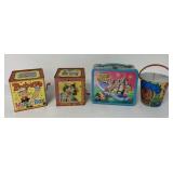 Mattel music boxes, Magic Kingdom lunch box &