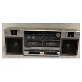 Sanyo MW220 AM-FM Dual Cassette Stereo Radio