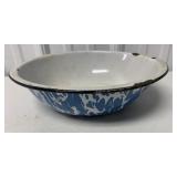 Light Blue Enamel 10" Basin