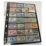 40 migratory bird hunting stamps 1930