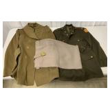U.S. Army coat, pants and overcoat