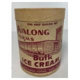 Avalong Farms York, PA ice cream container