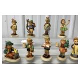 (9) Germany/W Germany Hummel Figurines