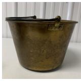 Waterbury brass bucket