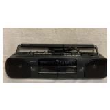 Sony CFS-W303 AM-FM Dual Cassette Radio