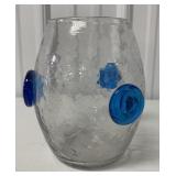 Blenko crackle vase
