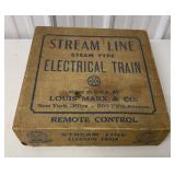 Marx Stream Line Electric Train in box