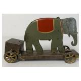metal elephant walker toy