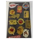 13 tobacco tags