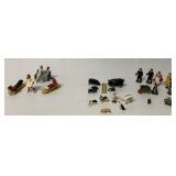 25+ small metal figures