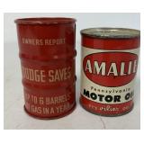 Dodge and Amalie Motor Oil banks
