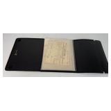 binder with billheads, trade cards and ephemera