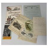 lot of ephemera including York, PA advertising