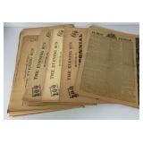 lot of old newspapers