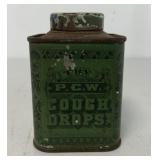 P. C. Wiest & Co. cough drop tin York, PA