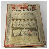 Cragstan China Toy Tea set in  Wooden Cabinet