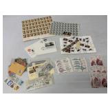 lot of stamps, many unused