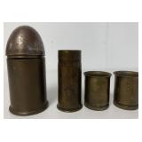 Big Shot cigarette dispenser & trench art