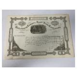 unused Dillsburg Copper, Lead & Iron Co. stock