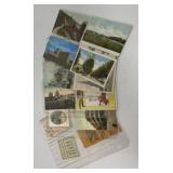 lot of York post cards, trade cards and ephemera