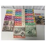 (22) 1961, 1963 and 1965 Cycle magazines