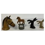 4 horse and donkey bottle openers