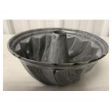 Gray Enamel 7" Upside Down Cake Pan