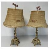 pair of table lamps