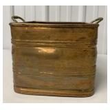square copper basket