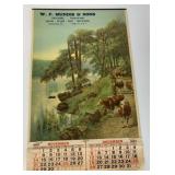 1937 W. F. Mundis & Sons calendar