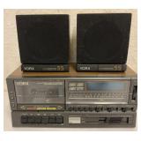 Yorx AM-FM Stereo Cassette Radio w/Alarm Clock
