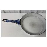 Blue Enamel 10" Frying Pan