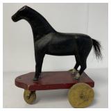 Wooden Horse pull toy