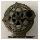 A.F. Meisselbach Featherlight No. 270 brass reel