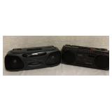 Lenoxx Sound & Emerson AM-FM Cassette Radios