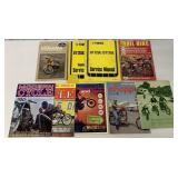 (9) Yamaha Service Manuals, Parts Catalogs and
