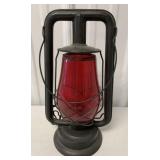 Regal Lantern W/Red Globe