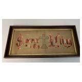 Simply To Thy Cross I Cling Motto Sampler