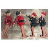 handmade folk-art Christmas decorations