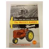 Massey-Harris Scale Model Tractor Brochure