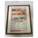 Framed General Implement Co. Pulverator Ad