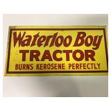 Contemporary Waterloo Boy Tractor Tin Sign