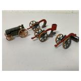 (4) Cast Metal Fordson Tractor/KTN Plow/Roller