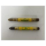 2 John Deere Bullet Pencils - Mundis & Groff