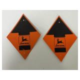 2 NOS John Deere Snowmobile Trail Markers