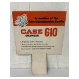 Case 610 Crawler Cardbaord Hood Display